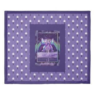 Purple Rain fairy Duvet Cover
