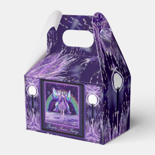 Purple rain fairy favor box