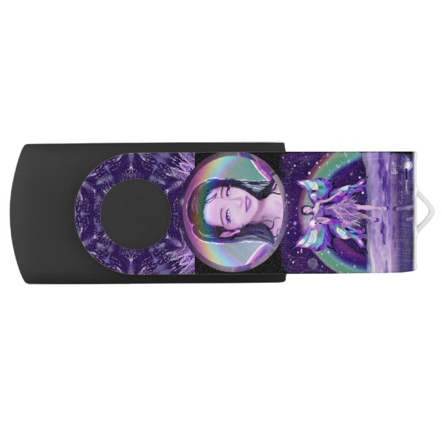 Purple Rain Fairy Flash Drive (Front)
