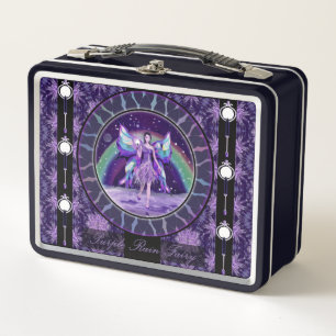 Purple Rain Fairy Metal Lunch Box