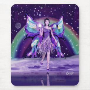 Purple Rain fairy Mouse Pad