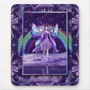 Purple Rain fairy Mouse Pad