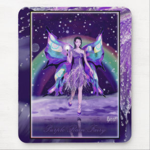 Purple Rain fairy Mouse Pad