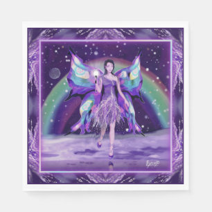 Purple rain Fairy Napkins