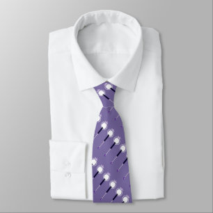 Purple rain fairy neck tie