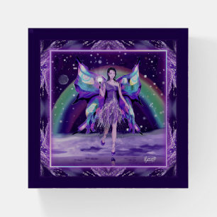 Purple Rain fairy Paperweight