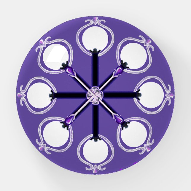 Purple Rain fairy Paperweight (Front)