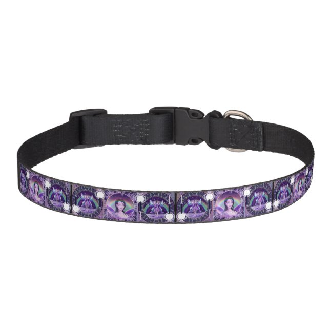 Purple Rain Fairy pet collar (Front)