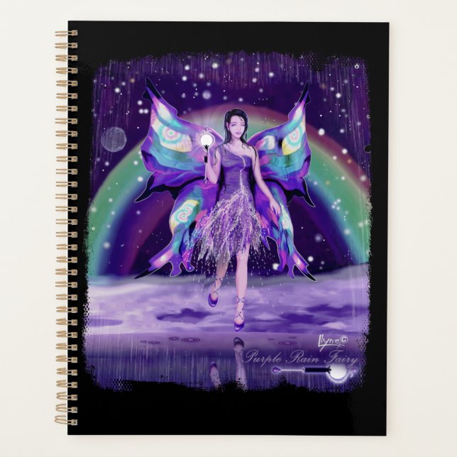 Purple Rain fairy  Planner (Front)
