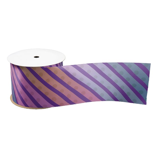 Purple rain fairy satin ribbon (Spool)