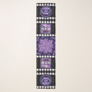 Purple rain fairy scarf