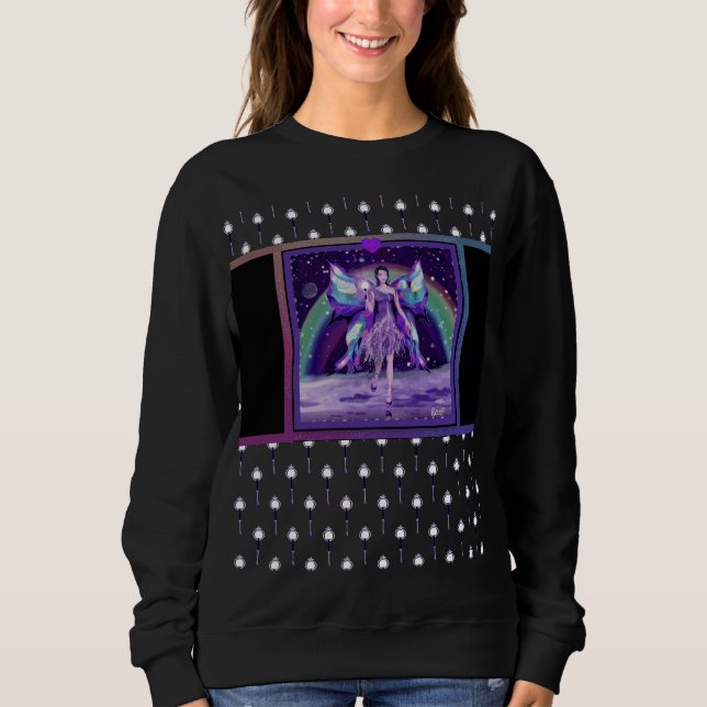 Purple rain fairy sweatshirt (Front)