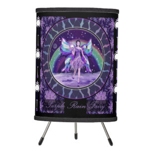 Purple Rain Fairy Tripod Lamp