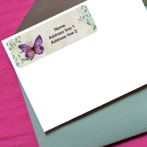 Purple Rain. . .I mean Butterfly, Purple Butterfly Label