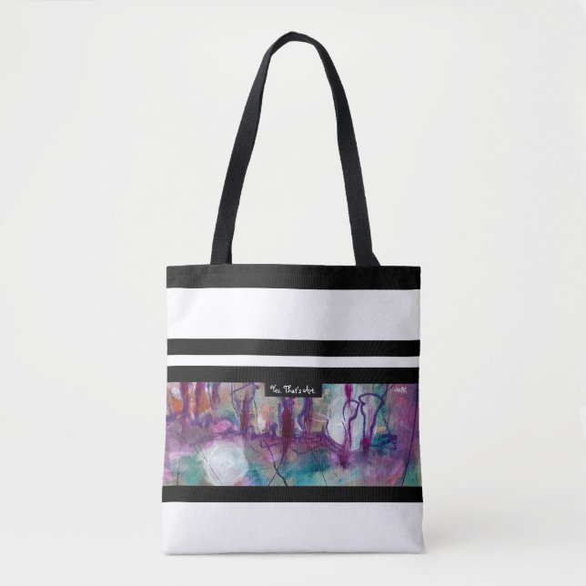 purple&Rain Tote Bag (Front)