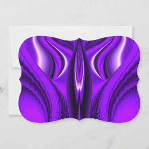 Purple Rainbow Dreams , Angel Wings Invitation