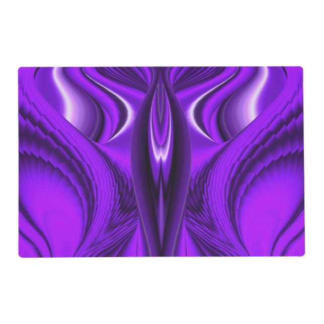 Purple Rainbow Dreams , Angel Wings Placemat (Front)