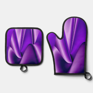 Purple Rainbow Dreams Oven Mitt & Pot Holder Set