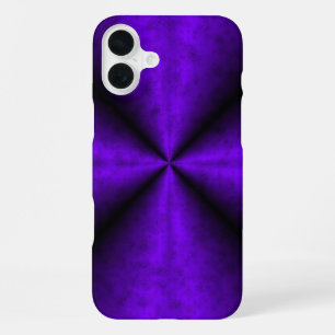 Purple Rainbow in Elephant Skin Leather Optik iPhone 16 Plus Case