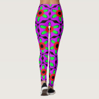 Paisley Leggings Mandela Geometric Trippy Leggings -  Canada