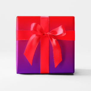 Purple Red Gradient Wrapping Paper