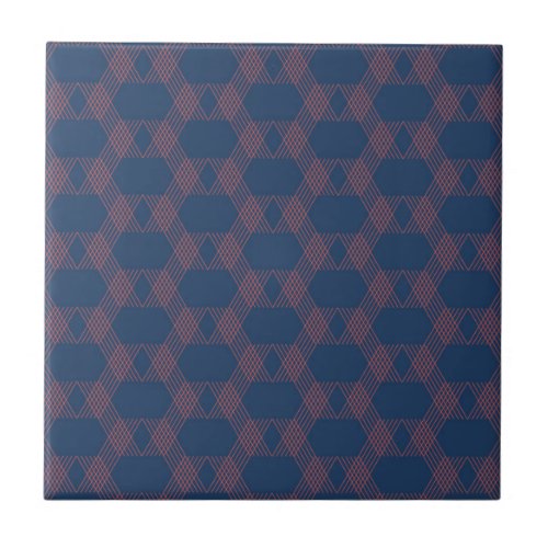 Purple red trendy cool modern decorative art ceramic tile