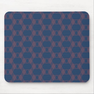 Purple, red, trendy, cool modern decorative art mouse pad