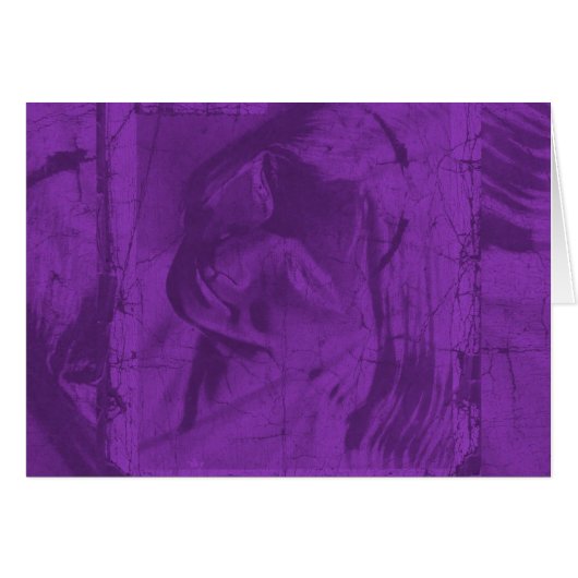 Purple Reflections I Cards (Front Horizontal)