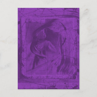 Purple Reflections I Postcard