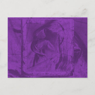 Purple Reflections I Postcard