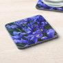 Purple Reticulated Irises Floral Beverage Coaster