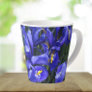 Purple Reticulated Irises Floral Latte Mug