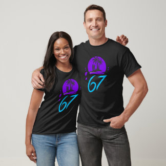 Purple Retro 67  T-Shirt