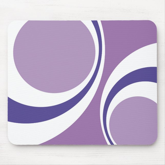 purple retro mouse pad (Front)