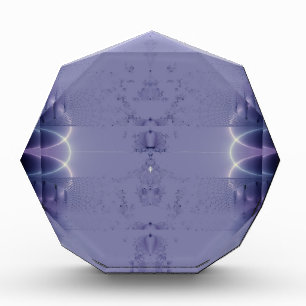 Purple Ribbon Acrylic Award