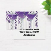 Purple ribbon and cocktail (Desk)