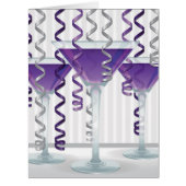 Purple ribbon and cocktail (Front)