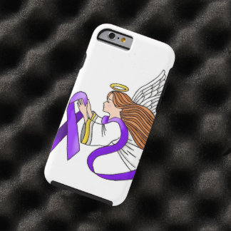 "Purple Ribbon" Angel of Awareness Tough iPhone 6 Case