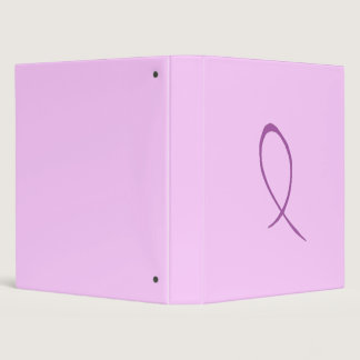 Purple Ribbon Binder