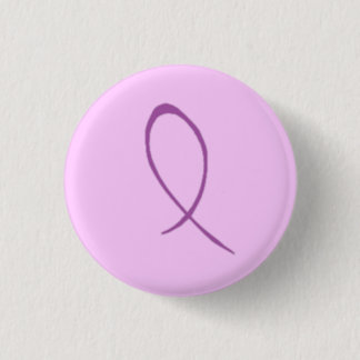 Purple Ribbon Button