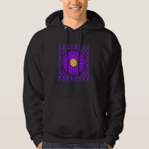 Purple ribbon Crohn's Disease Awareness Hoodie
