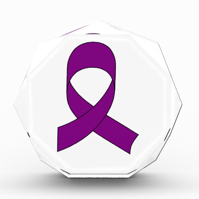 Purple Ribbon Drawing Award (Front)