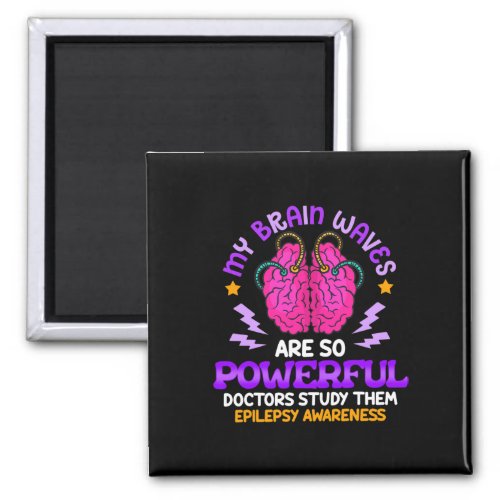 Purple Ribbon Epilepsy Awareness Epilepsy Survivor Magnet