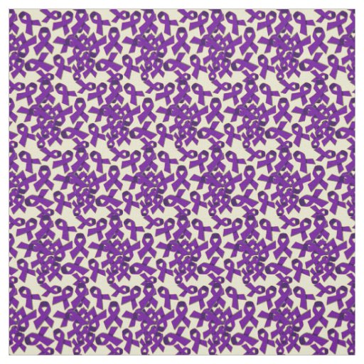 Purple Ribbon Fabric