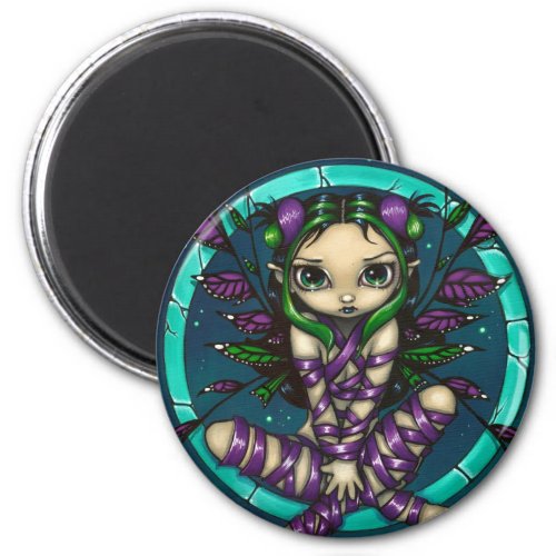 Purple Ribbon Fairy Magnet