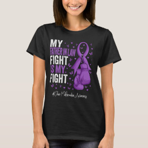 Purple Ribbon Father in law Chiari Malformation Aw T-Shirt