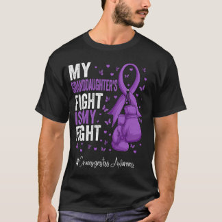 Purple Ribbon Girlfriend Craniosynostosis Awarenes T-Shirt