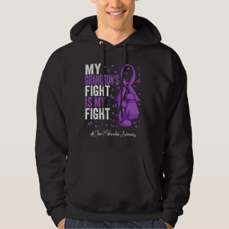 Purple Ribbon Grandson Chiari Malformation Awarene Hoodie