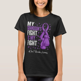 Purple Ribbon Grandson Chiari Malformation Awarene T-Shirt