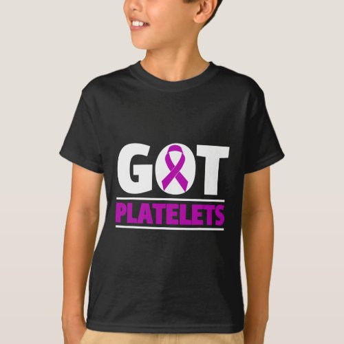 Purple Ribbon Itp Awareness Month  T_Shirt